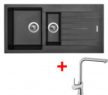 Sinks PERFECTO 1000.1 Metalblack+EL...